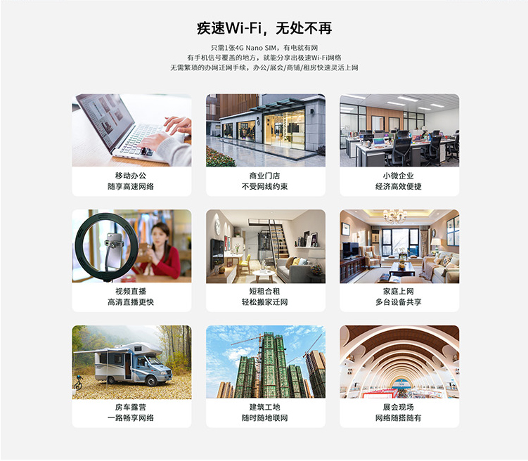 才為商務(wù)寬帶貓4G無線路由器隨身wifi插卡無限流量移動路由器車載wifi熱點(diǎn)無線上網(wǎng)卡流量卡CPE 白色包年